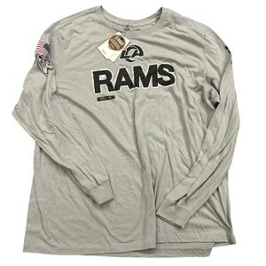 New Nike Salute to Service NFL Rams Long Sleeve Small